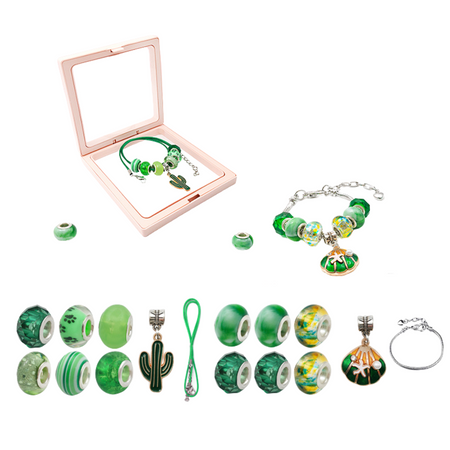 Zestaw Do Robienia Bransoletek Naszyjników Kreatywny Dla Dzieci Charms DIY