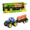 Traktor Rolniczy Ciągnik Maszyna Odczepiana Przyczepka Drewno Pojazd