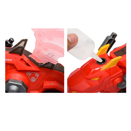 Interaktywny Dinozaur Smok Zdalnie Sterowany Na Pilot RC Efekt Świetlny