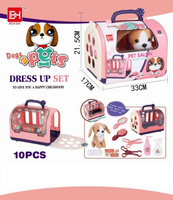 Zestaw Walizka Pluszowy Piesek Z Akcesoriami Produkty Do Pielęgnacji