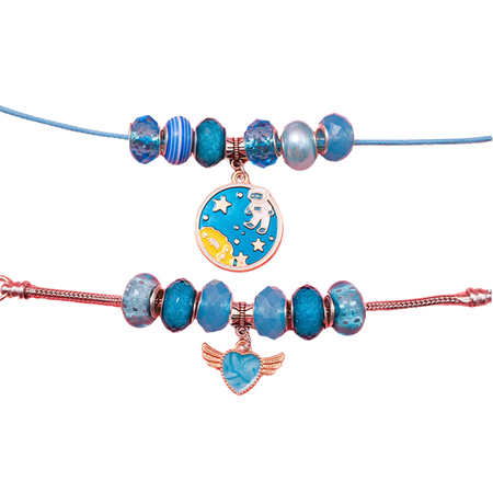 Zestaw Do Robienia Bransoletek Naszyjników Kreatywny Dla Dzieci Charms DIY