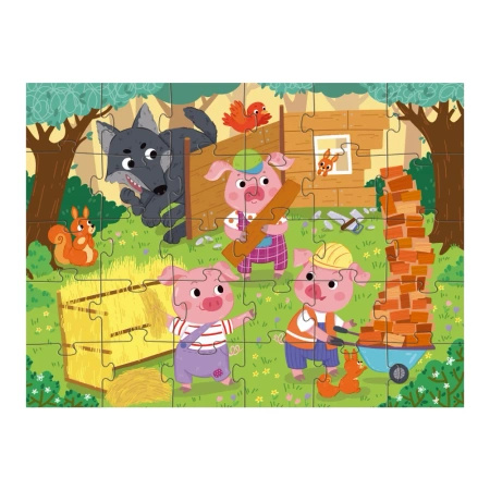 Puzzle DODO   "Trzy małe świnki"