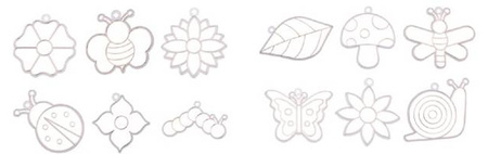 ZESTAW ARTYSTYCZNY KREATYWNY DO MALOWANIA SZABLONY WZORY ZAWIESZKI NAUKA