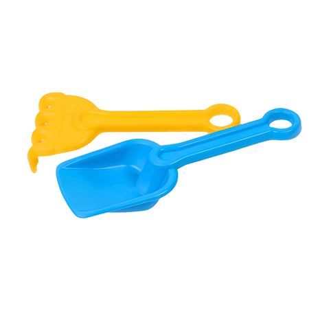 ŁOPATKA I GRABKI KOMPLET DO PIASKU 22CM