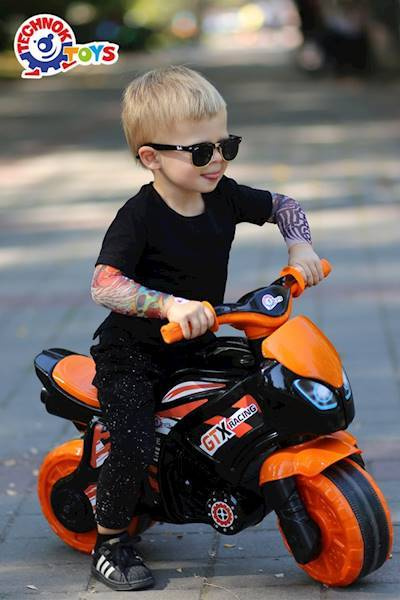 DUŻY MOTOR 70CM JEŹDZIK ODPYCHACZ ROWEREK BIEGOWY