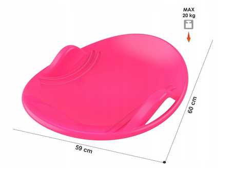 ŚLIZG SANKI TALERZ JABŁUSZKO 5057