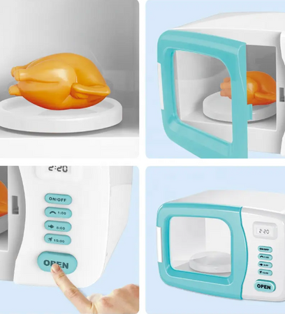 MIKROFALÓWKA MIKROFALA INTERAKTYWNA SPRZĘT ADG KUCHENNY ŚWIATŁO DŹWIĘK