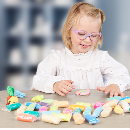 Zestaw Ciastolina Plastelina Masa Plastyczna Do Modelowania 10 Kolorów 41153