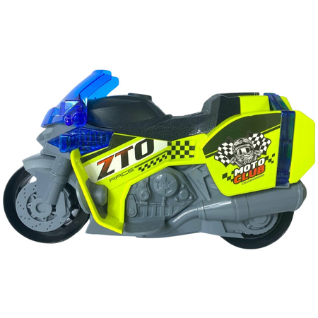 Autentyczny Motocykl Policyjny 1:16 Dla Dzieci Efekty Świetlne I Dźwiękowe