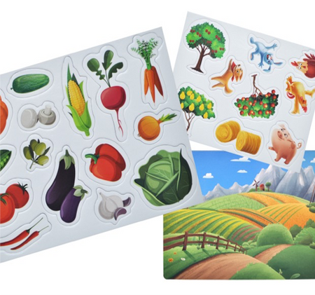 RK2170-01 Magnetic game "The Farm"