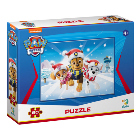 Puzzle Psi Patrol "Boże Narodzenie" 60 Elementów Zestaw Dla Najmłodszych 200421