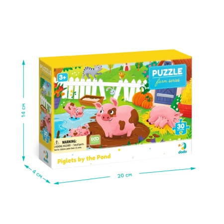 Puzzle DODO   "Prosięta nad stawem"