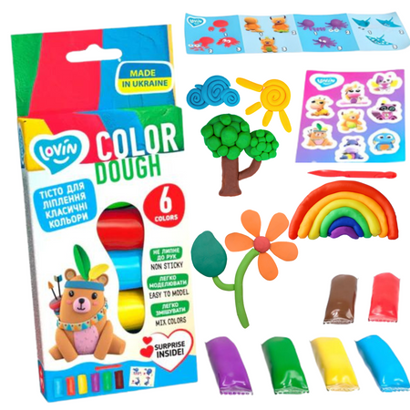 Plastelina Ciastolina Zestaw Kreatywny Modelarski Narzędzie Do Modelowania 41196