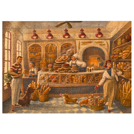 Puzzle "Piekarnia" 300 Elementów Układanka Zestaw Dla Dzieci I Dorosłych 300589