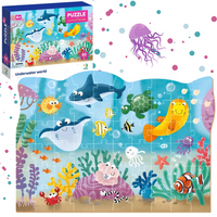 PUZZLE PODWODNY ŚWIAT 60 ELEMENTÓW