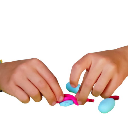 Bogaty Zestaw Kolorowej Ciastoliny Makaron Akcesoria Foremki Kuchnia Piesek 41138