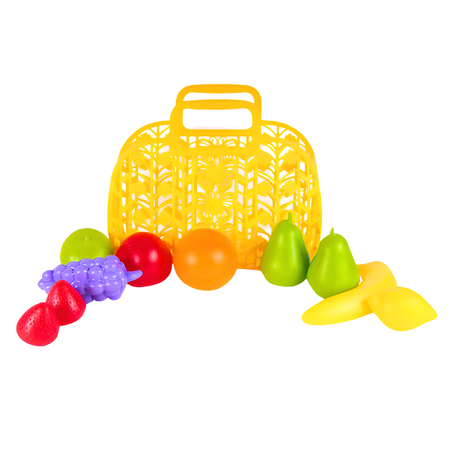 OWOCE ZESTAW Z KOSZYKIEM 10 OWOCÓW SKLEP SPOŻYWCZY KUCHNIA 5316