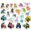 ZESTAW MAGNESÓW PSI PATROL DINO PAW PATROL PIESKI UKŁADANKA DINOZAURY  ML4034-05