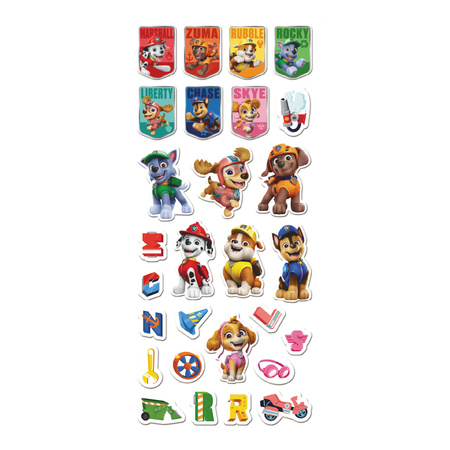 Zestaw kreatywny Psi Patrol Naklejki 3D 28 szt 200671