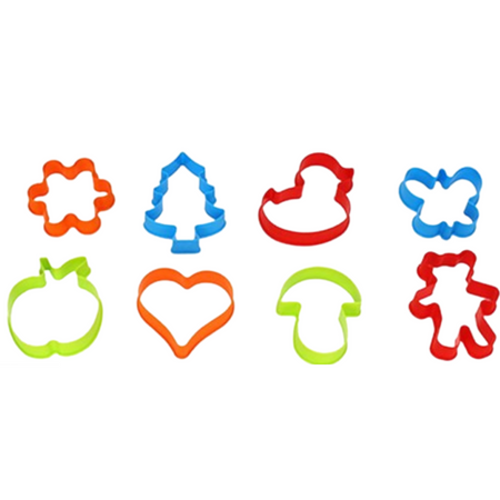 ZESTAW DO PIECZENIA CIASTECZEK FOREMKI RÓŻNE KSZTAŁTY FARTUSZEK CZAPKA 5026