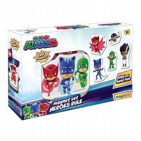 Ze. magnesów PJ Masks Zasady bohaterów ME5031-32