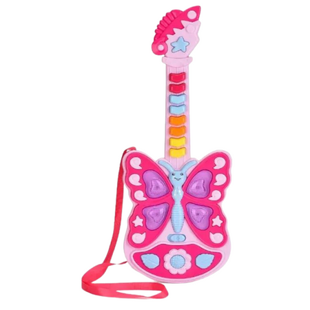 Gitara Interaktywna Dźwięk Światło 46 cm