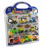 Zestaw samochodów budowlanych 9 szt. 278-5