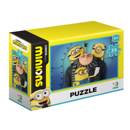 PUZZLE MINI MINIONS MINIONKI 35 ELEMENTÓW KOLOROWEJ UKŁADANKI DLA DZIECI