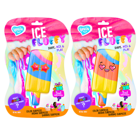 Lody Slime Z Niespodzianką 3w1 Miękka Pianka Różne Kolory I Zapachy 110ml 80126