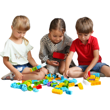 ZESTAW KLOCKÓW 90 ELEMENTÓW 6542