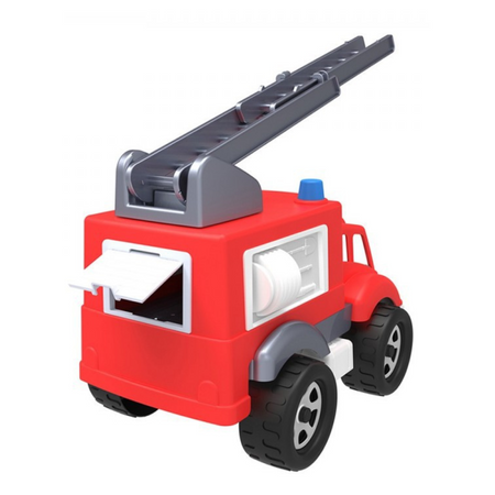 POJAZD WÓZ STRAŻACKI WYSUWANA DRABINA OTWIERANE TYLNE DRZWI STRAŻ POŻARNA 5392