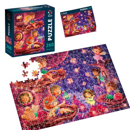 Puzzle "Leśne Miasteczko" Układanka Dla Dzieci Dorosłych 260 Elementów  DT200-06