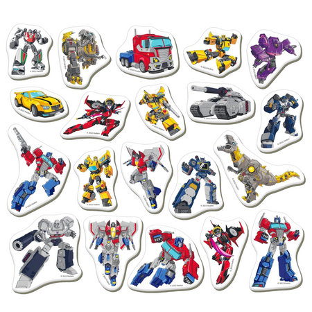 ZESTAW MAGNESÓW TRANSFORMATORY CZAS BOHATERÓW TRANSFORMERS UKŁADANKA ME5031-41