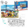 Puzzle 2w1 Psi Patrol Układanka I Kolorowanka W Jednym Paw Patrol Zestaw