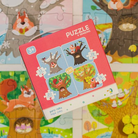 PUZZLE 4w1 CZTERY PORY ROKU