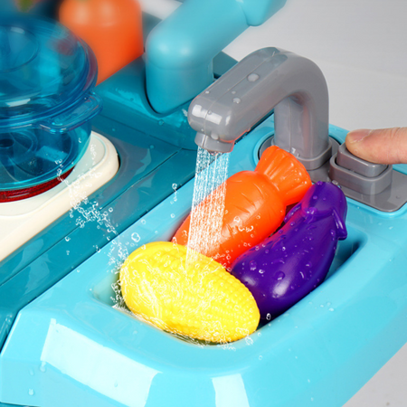 ZESTAW KUCHNIA INTERAKTYWNA STOLIK KUCHENNY ZLEW PALNIKI EFEKTY DŹWIĘKOWE