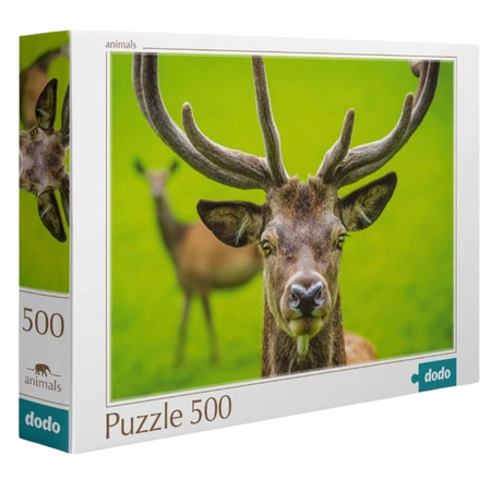 PUZZLE JELEŃ 500 ELEMENTÓW DO UŁOŻENIA KOLOROWY OBRAZEK JELONKA DLA DZIECI