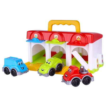 Garaż z samochodami zestaw 8416