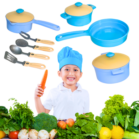 ZESTAW KUCHENNY NACZYNIA GARNKI PATELNIOA AKCESORIA KUCHNIA 4432