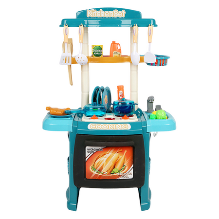 ZESTAW KUCHNIA INTERAKTYWNA STOLIK KUCHENNY ZLEW PALNIKI EFEKTY DŹWIĘKOWE