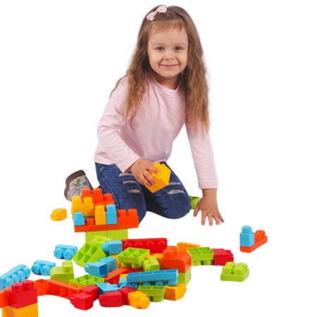 ZESTAW KLOCKÓW 70 ELEMENTÓW 6801