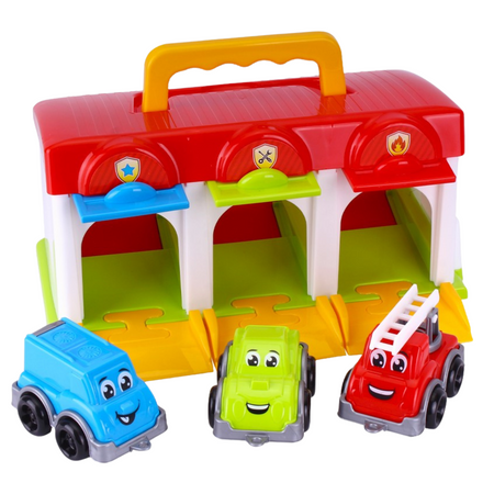 Garaż z samochodami zestaw 8416