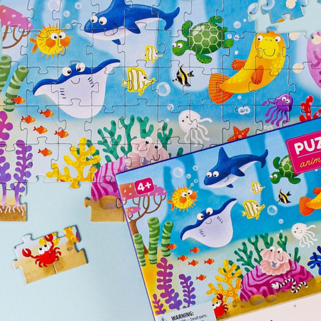 PUZZLE PODWODNY ŚWIAT 60 ELEMENTÓW