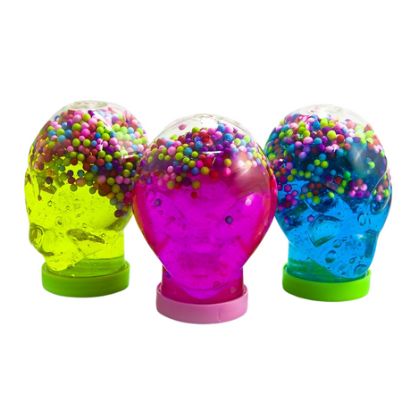Antystresowy Glutek Z Kulkami Piankowymi Ufo Kolorowy Slime Dla Dzieci 100g 80060