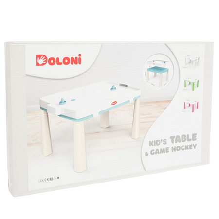 Stolik Dziecięcy Cymbergaj 2w1 Różowy Wielofunkcyjny Solidna Konstrukcja 0458/3