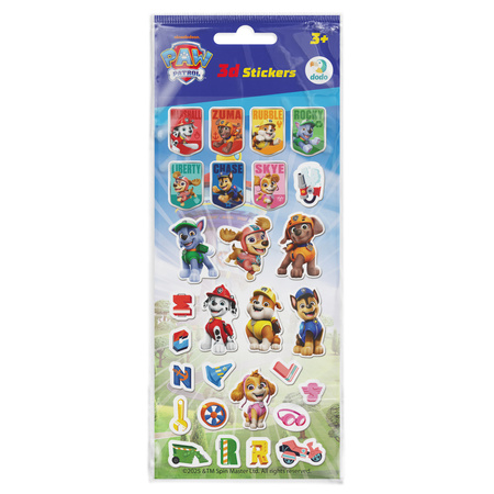 Zestaw kreatywny Psi Patrol Naklejki 3D 28 szt 200671