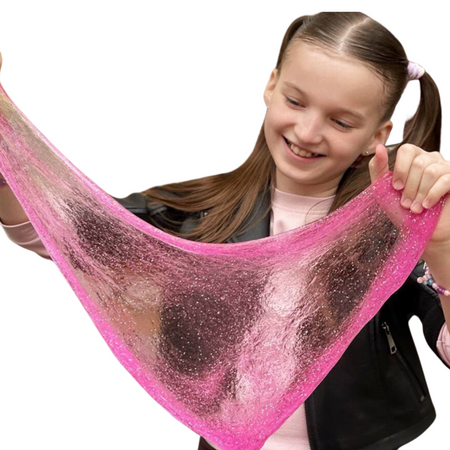 Zestaw Bransoletka Zawieszki Koraliki Slime Glutek Plastyczny Syrenka 250ml 80131