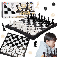 Zestaw 2w1 Do Gry W Szachy I Warcaby 9079