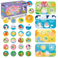 Gra Edukacyjna Bingo - Zwierzęta Zestaw Karty Żetony Świat Zwierząt 300196