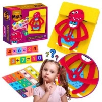 Matematyczny Dinozaur Nauka Dodawania Mnożenia Matematyki Układanka Klocki